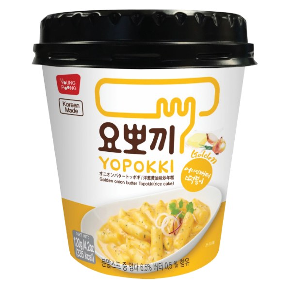Bánh Gạo Tokpokki Yopokki Bơ Hành Ly 120G