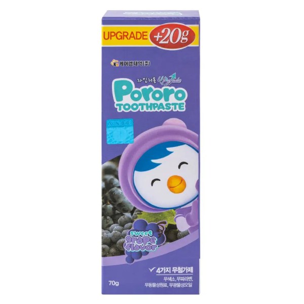 Kem Đánh Răng Trẻ Em Pororo Vị Nho 70G