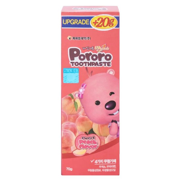 Kem Đánh Răng Trẻ Em Pororo Vị Đào 70G