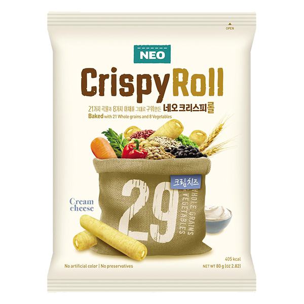 Bánh Ngũ Cốc Cuộn Neo Kem Phô Mai Gói 80G
