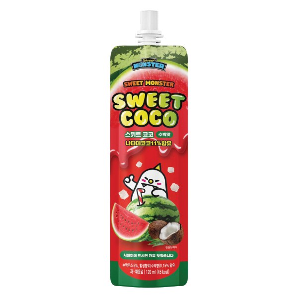 Nước Trái Cây Sweet Coco Thạch Dừa Vị Dưa Hấu Túi 120Ml