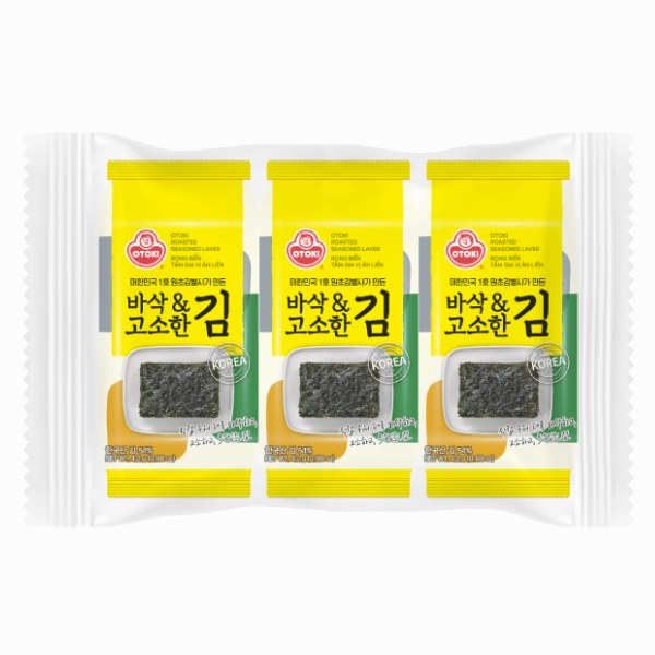 Lô 3 Rong Biển Ottogi Tẩm Gia Vị 4.2G