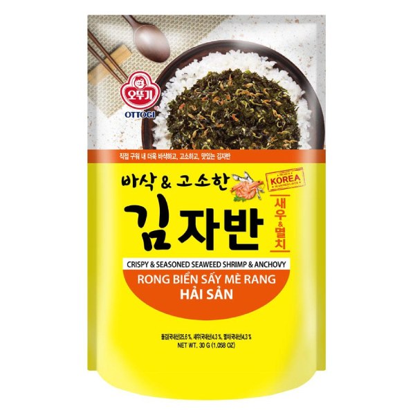 Rong Biển Sấy Ottogi Mè Rang Hải Sản 30G
