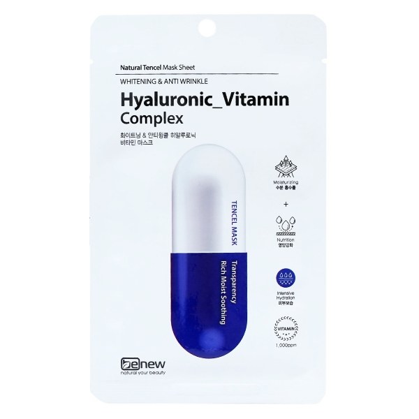 Mặt Nạ Benew Hyaluronic Vitamin Cấp Ẩm Phục Hồi 26Ml