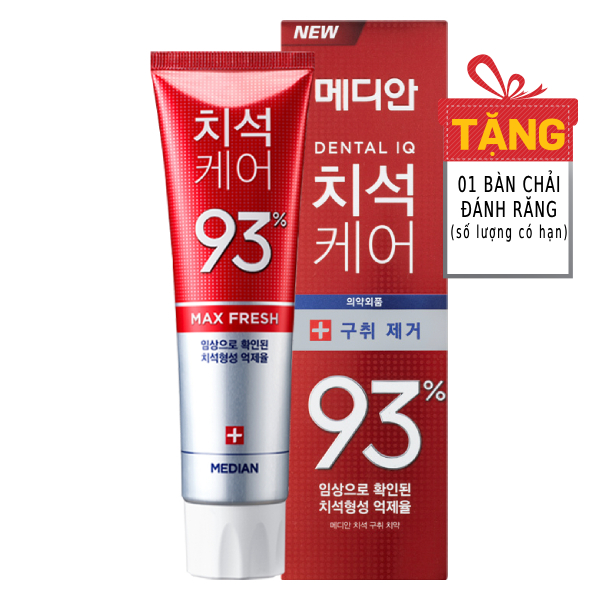 Kem Đánh Răng Median Hơi Thở Thơm Mát 120G