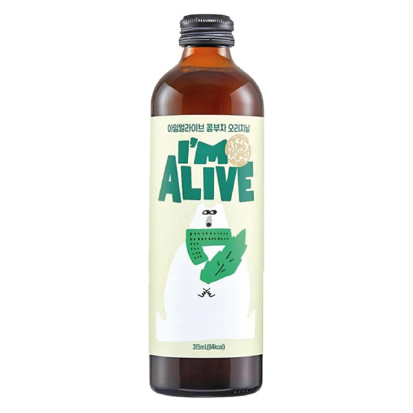 Trà Kombucha Alive Nguyên Bản Chai 315Ml