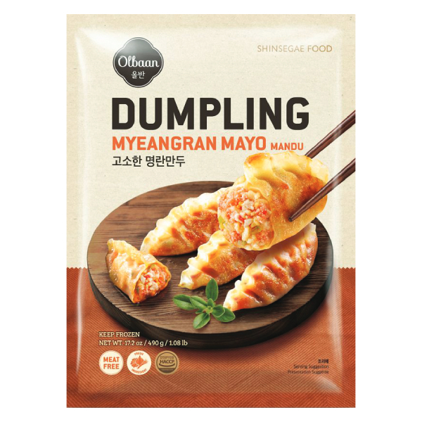 Bánh Xếp Olbaan Nhân Trứng Cá Tuyết 490G