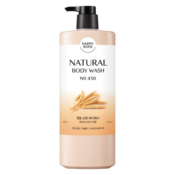 Sữa Tắm Happy Bath Natural Lúa Mạch 900G