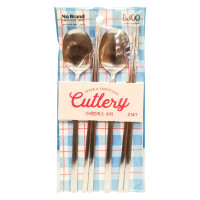 Bộ 2 Muỗng Đũa Inox No Brand