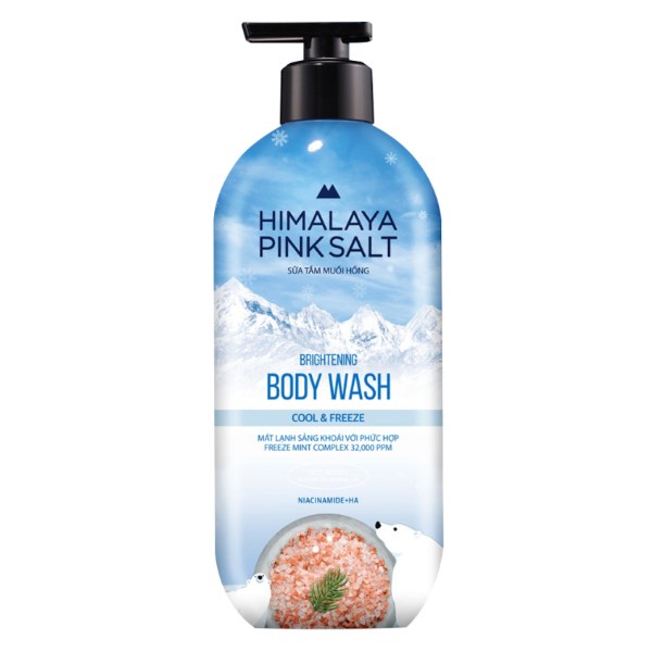 Sữa Tắm Himalaya Pink Salt Mát Lạnh Và Sảng Khoái 800G