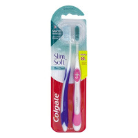 Bộ 2 Bàn Chải Đánh Răng Colgate SlimSoft Flex Clean