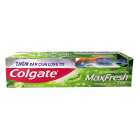 Bộ Đôi Bàn Chải Đánh Răng Và Kem Đánh Răng Colgate Maxfresh Trà Xanh 225G