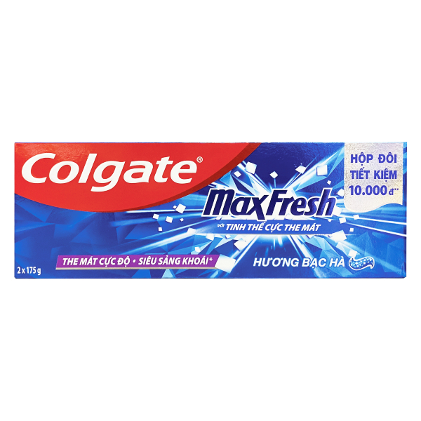 Bộ 2 Kem Đánh Răng Colgate Maxfresh Bạc Hà 173G