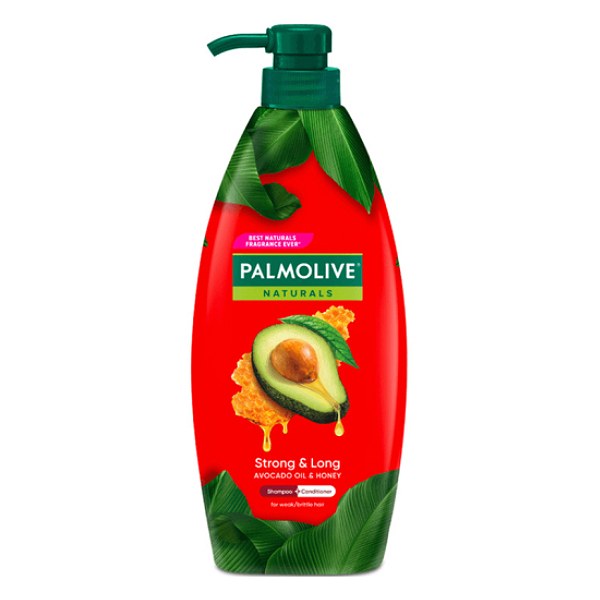 Dầu Gội Xả Palmolive Naturals Dài Mượt Chắc Khỏe 600Ml