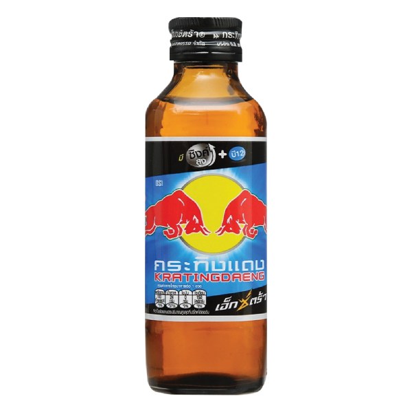 Nước Tăng Lực Redbull Kratingdaeng Đen Chai 145Ml