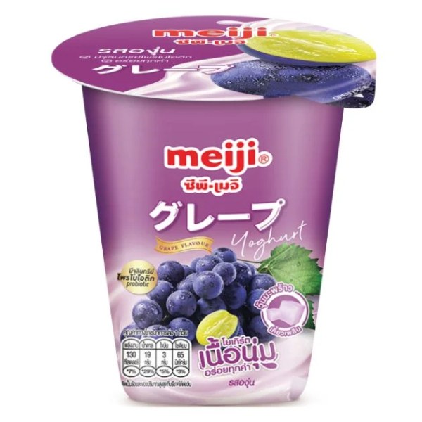 Sữa Chua Thạch Dừa Vị Nho Meiji Hộp 135G