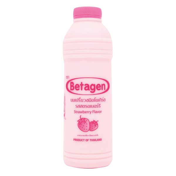Sữa Chua Uống Men Sống Betagen Vị Dâu Chai 700Ml