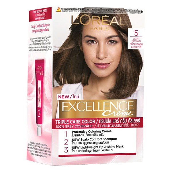 Thuốc Nhuộm Tóc L'Oreal 5 Nâu Hạt Dẻ 172Ml