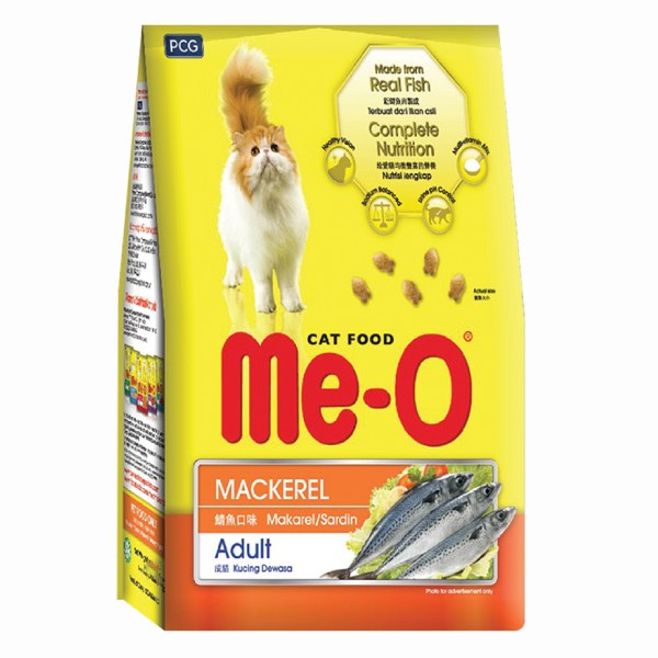 Thức Ăn Cho Mèo Trưởng Thành Me-O Vị Cá Thu Túi 1.2Kg