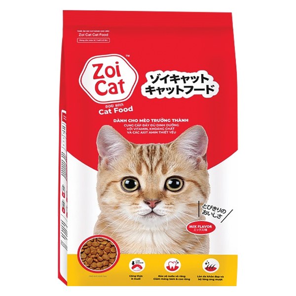 Thức Ăn Mèo Trưởng Thành Zoicat Túi 1Kg
