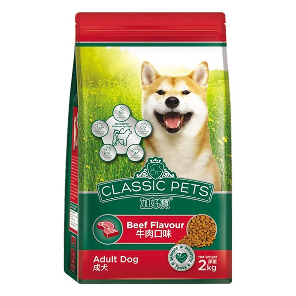 Thức Ăn Cho Chó Trưởng Thành Classic Pets Vị Bò Túi 2Kg