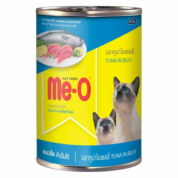 Thức Ăn Mèo Trưởng Thành Me-O Pate Cá Ngừ Lon 400G