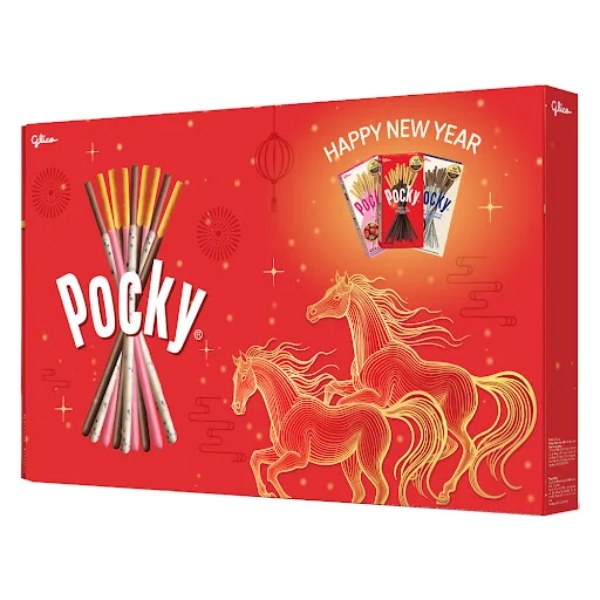 (Mẫu Tết) Hộp Quà Bánh Que Pocky 118G