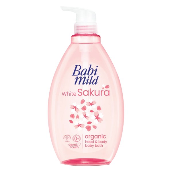 Sữa Tắm Gội Trẻ Em Babi Mild Sakura 800Ml