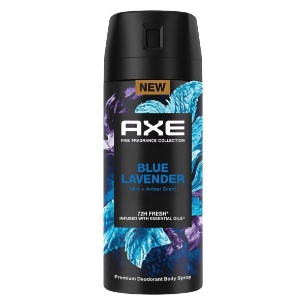Xịt Ngăn Mùi Toàn Thân Axe Hương Nước Hoa Blue Lavender 135Ml