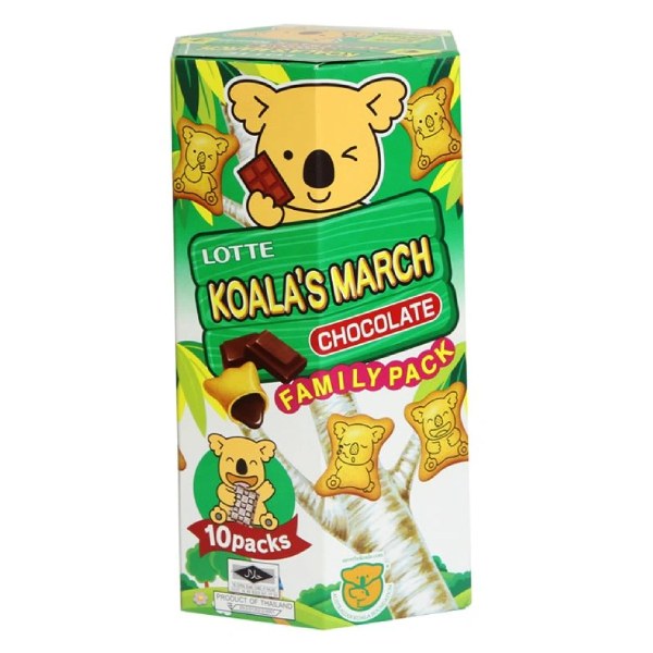 Bánh Gấu Koala's March Nhân Socola Hộp 195G