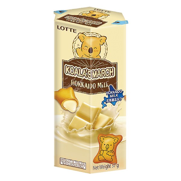 Bánh Gấu Koala's March Sữa Hokkaido Hộp 37G