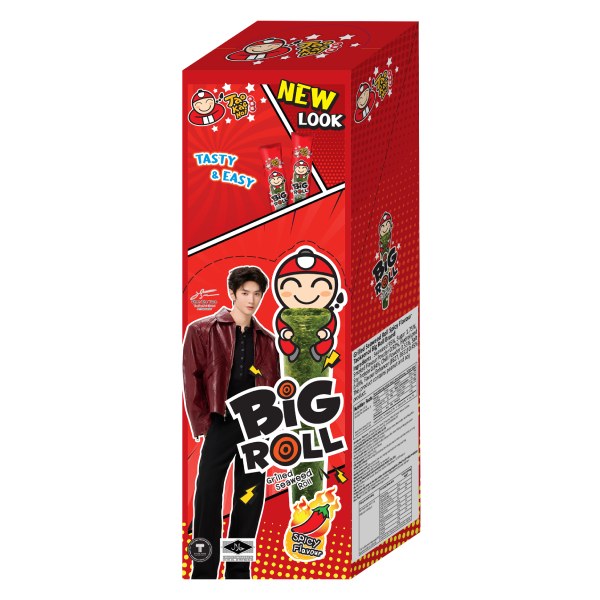Snack Rong Biển Big Roll Tao Kae Noi Vị Cay 15G
