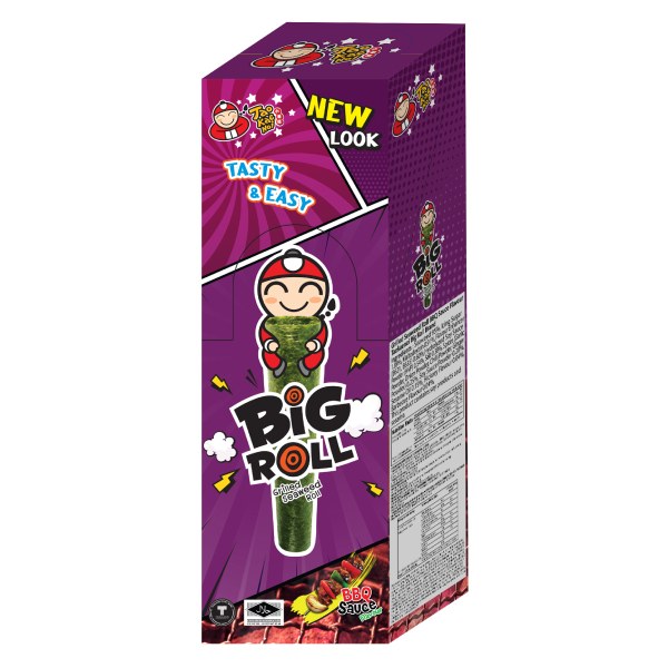Snack Rong Biển Big Roll Tao Kae Noi Vị BBQ 15G