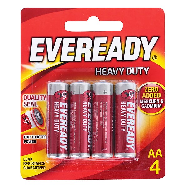 Vỉ 4 Pin AA Eveready 1015 BP4
