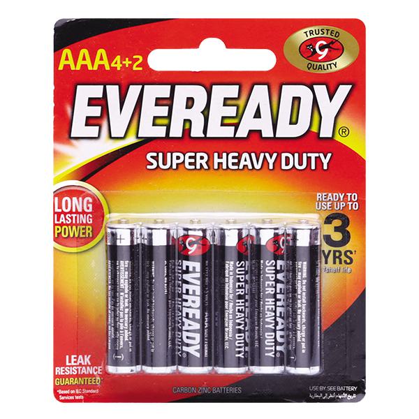 Vỉ 4+2 Pin Eveready SHD AAA 1212