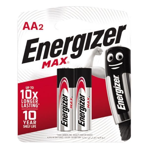 Vỉ 2 Pin AA Energizer Max E91 BP2
