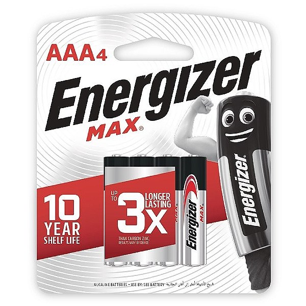 Vỉ 4 Pin AAA Energizer Max E92