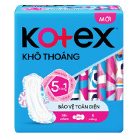 Băng Vệ Sinh Kotex Khô Thoáng Siêu Mỏng Cánh 8 Miếng