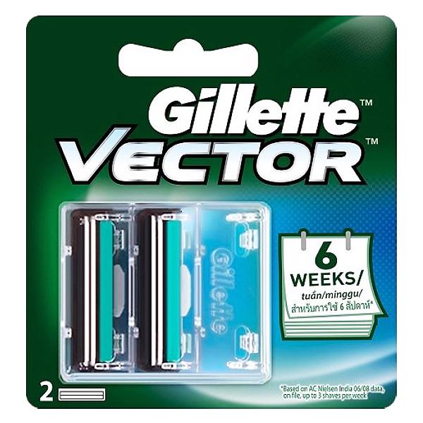 Lưỡi Dao Cạo Gillette Vector Hộp 2 Cái