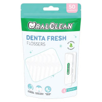 Tăm Chỉ Oral Clean Denta Fresh Túi 50 Cây