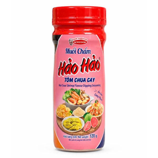 Muối Chấm Hảo Hảo Tôm Chua Cay Hũ 120G