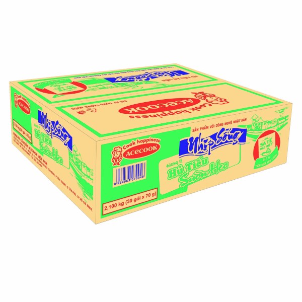 Hủ Tiếu Sườn Heo Nhịp Sống Thùng 30 Gói 70G