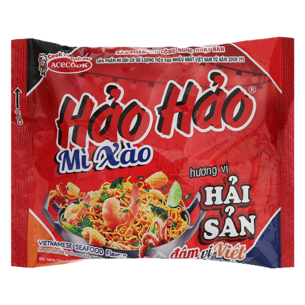 Mì Hảo Hảo Xào Vị Hải Sản Gói 72G