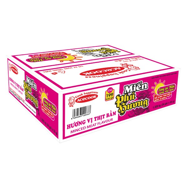 Miến Phú Hương Thịt Bằm Thùng 24 Gói 55G