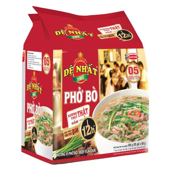 Lốc 5 Phở Bò Đệ Nhất 340G