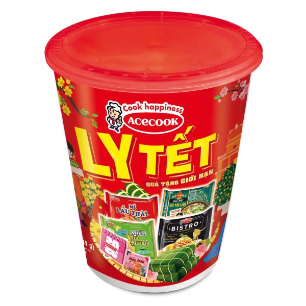 (HÀNG TẶNG KHÔNG BÁN) Ly Acecook Khổng Lồ Phiên Bản Tết 304G