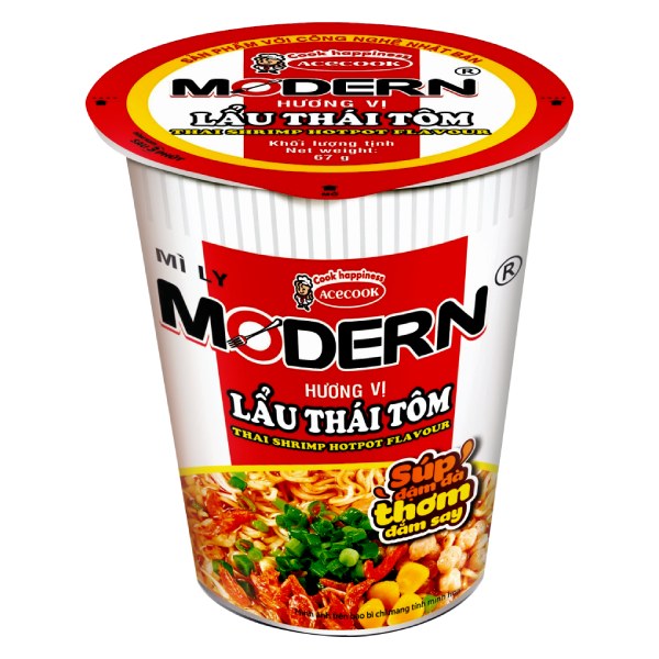 Mì Ly Modern Lẩu Thái Tôm 67G