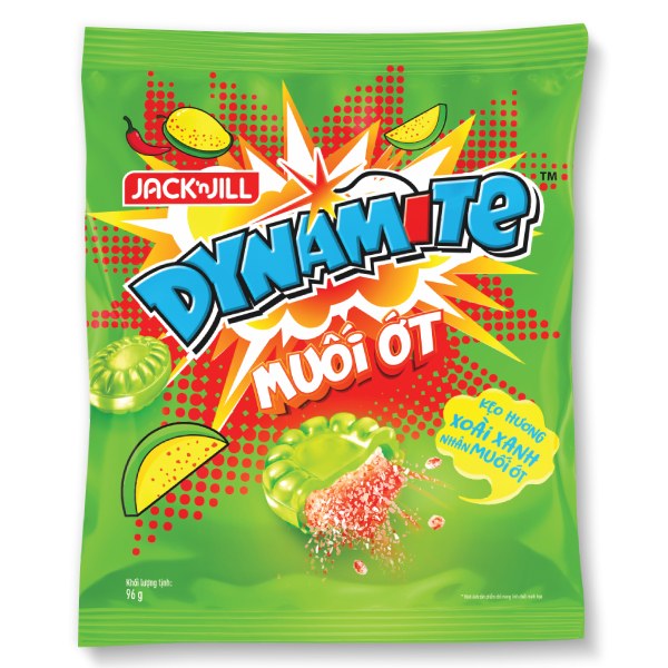 Kẹo Dynamite Xoài Xanh Muối Ớt 96G