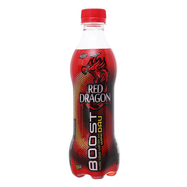 Nước Tăng Lực Rồng Đỏ Hương Dâu Chai 330Ml