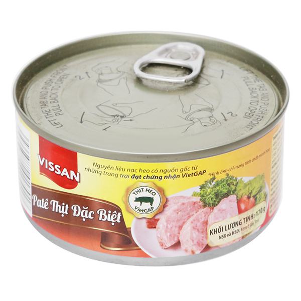 Pate Vissan Thịt Đặc Biệt Hộp 170G